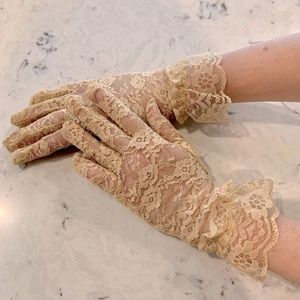 Vintage Costume Lace Gloves - NWOT